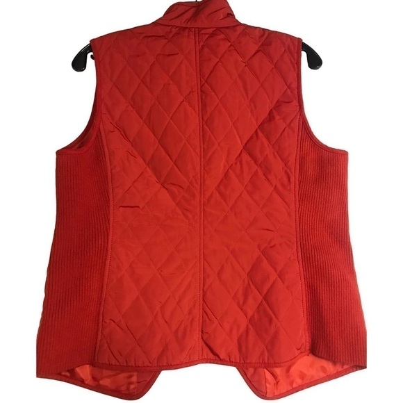 Talbots Burnt Orange Vest Size S - Picture 2 of 13